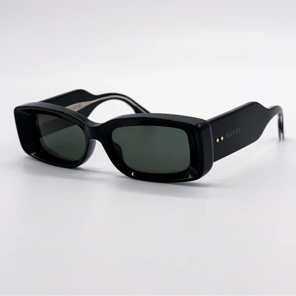 NEW GUCCI GG1528S 001 SQUARE BLACK GREY WOMEN SUNGLASSES GUCCI
